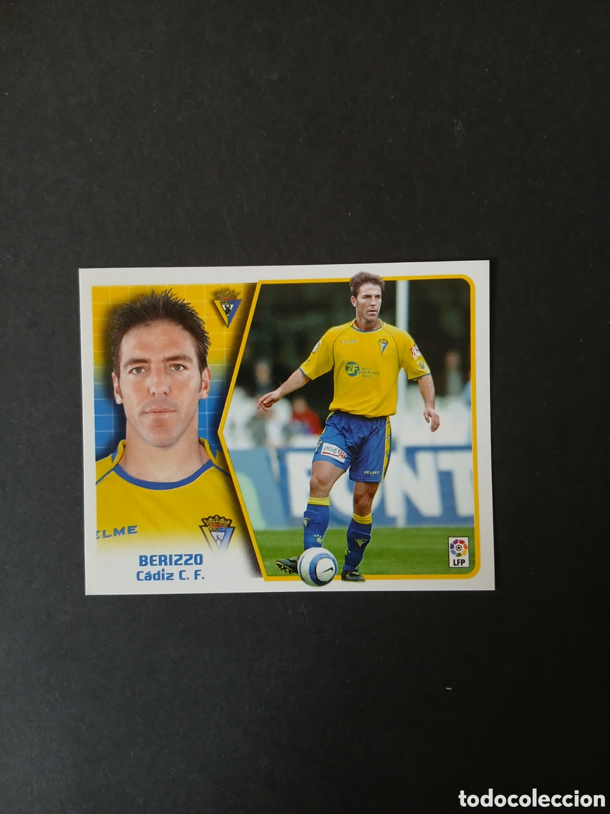 Cromos de F&uacute;tbol: BERIZZO CADIZ FICHAJE 16 LIGA ESTE 2005/06 05 06 NUNCA PEGADO SIN PEGAR