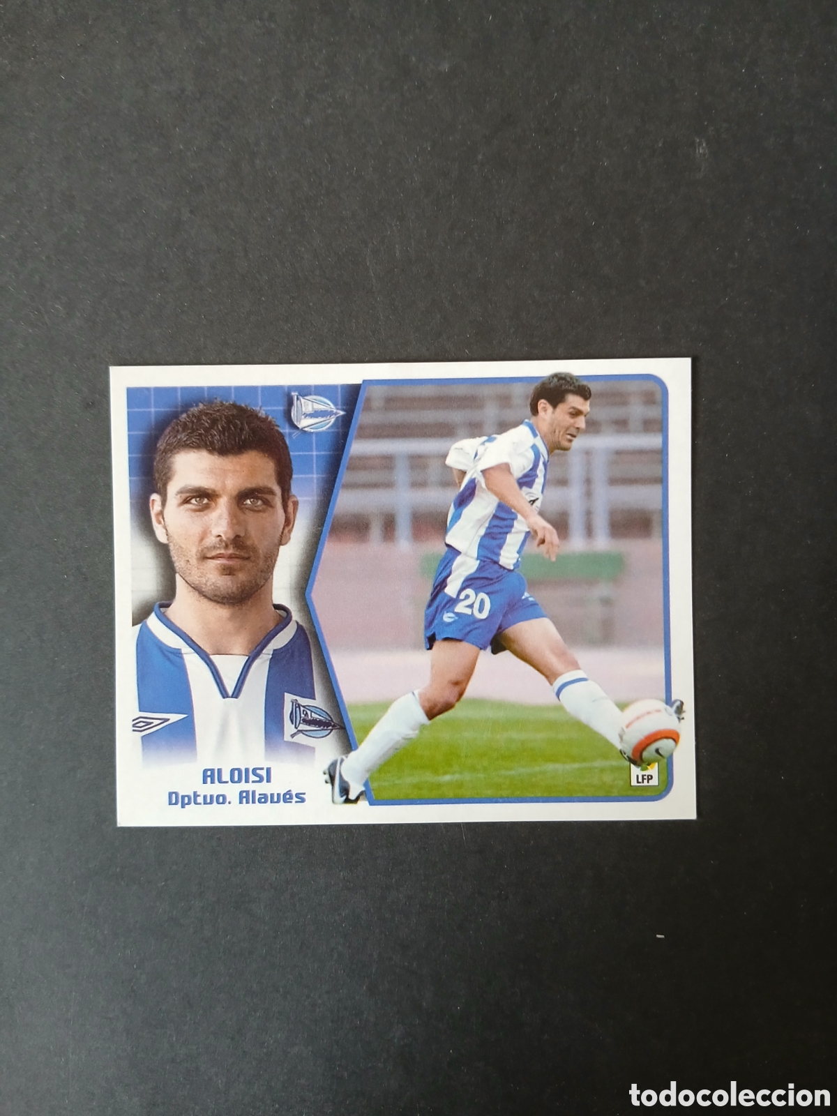 Cromos de F&uacute;tbol: ALOISI ALAVES FICHAJE 18 LIGA ESTE 2005/06 05 06 NUNCA PEGADO SIN PEGAR