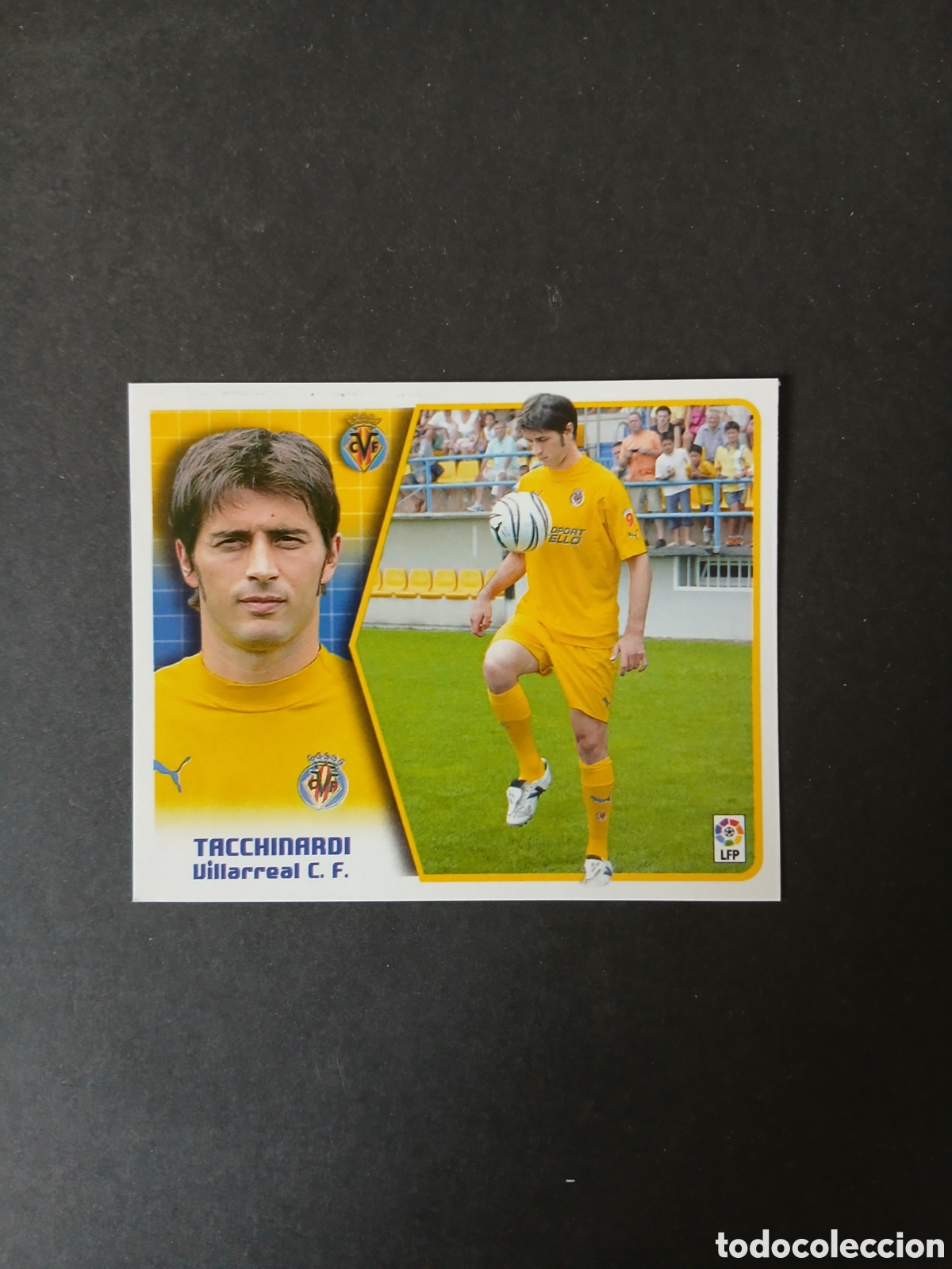 Cartes &agrave; collectionner de Football: TACCHINARDI VILLARREAL FICHAJE 23 LIGA ESTE 2005/06 05 06 NUNCA PEGADO SIN PEGAR