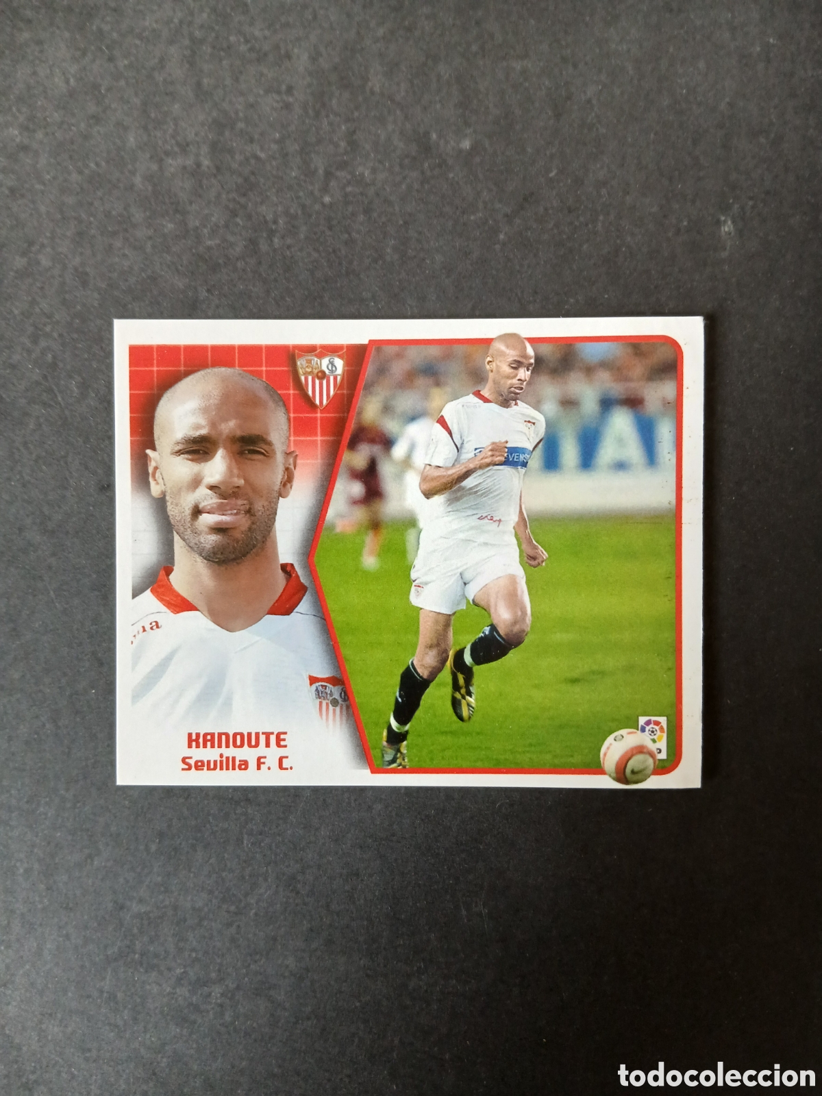 Cartes &agrave; collectionner de Football: KANOUTE SEVILLA FICHAJE 37 LIGA ESTE 2005/06 05 06 NUNCA PEGADO SIN PEGAR