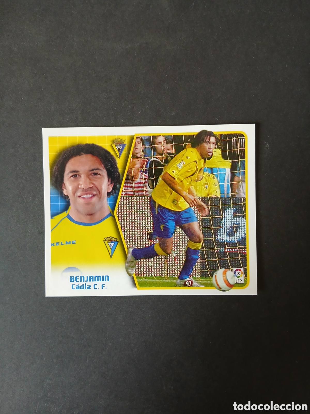Cartes &agrave; collectionner de Football: BENJAMIN CADIZ FICHAJE 41 LIGA ESTE 2005/06 05 06 NUNCA PEGADO SIN PEGAR
