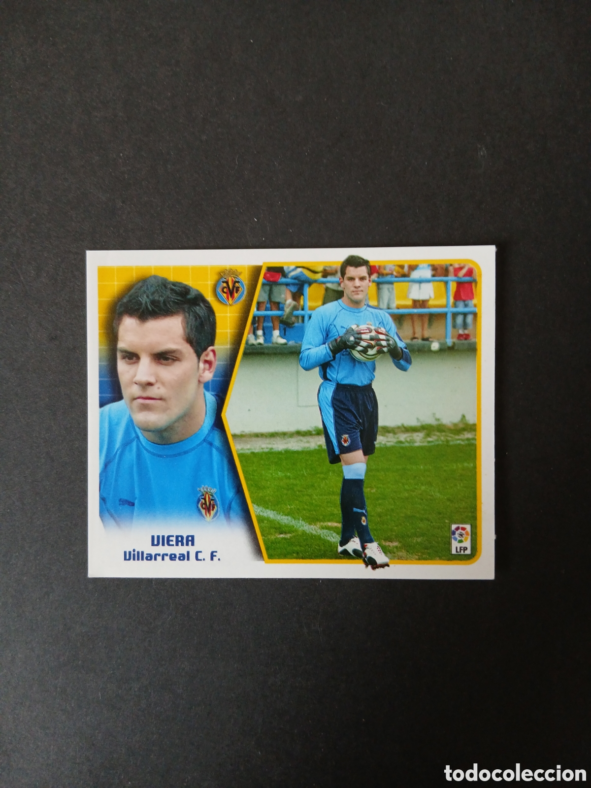 Cromos de f&uacute;tbol: VIERA VILLARREAL FICHAJE 42 LIGA ESTE 2005/06 05 06 NUNCA PEGADO SIN PEGAR