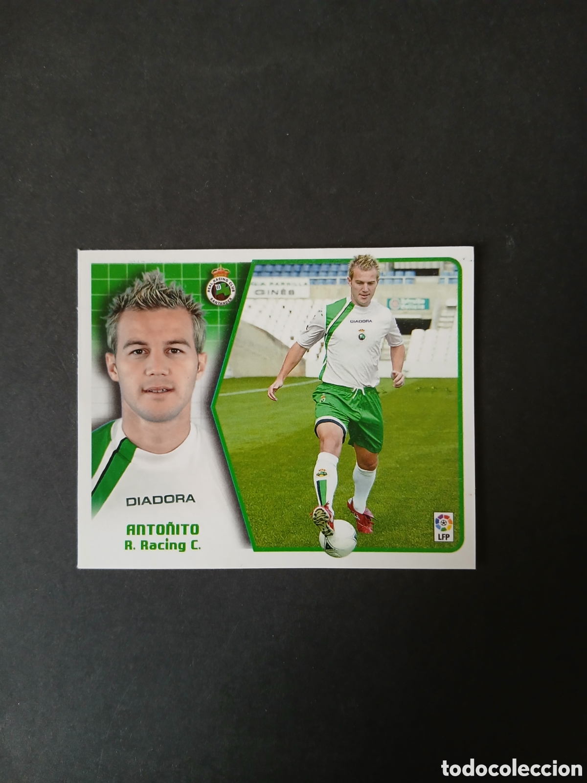 Cartes &agrave; collectionner de Football: ANTO&Ntilde;ITO RACING SANTANDER FICHAJE 45 LIGA ESTE 2005/06 05 06 NUNCA PEGADO SIN PEGAR