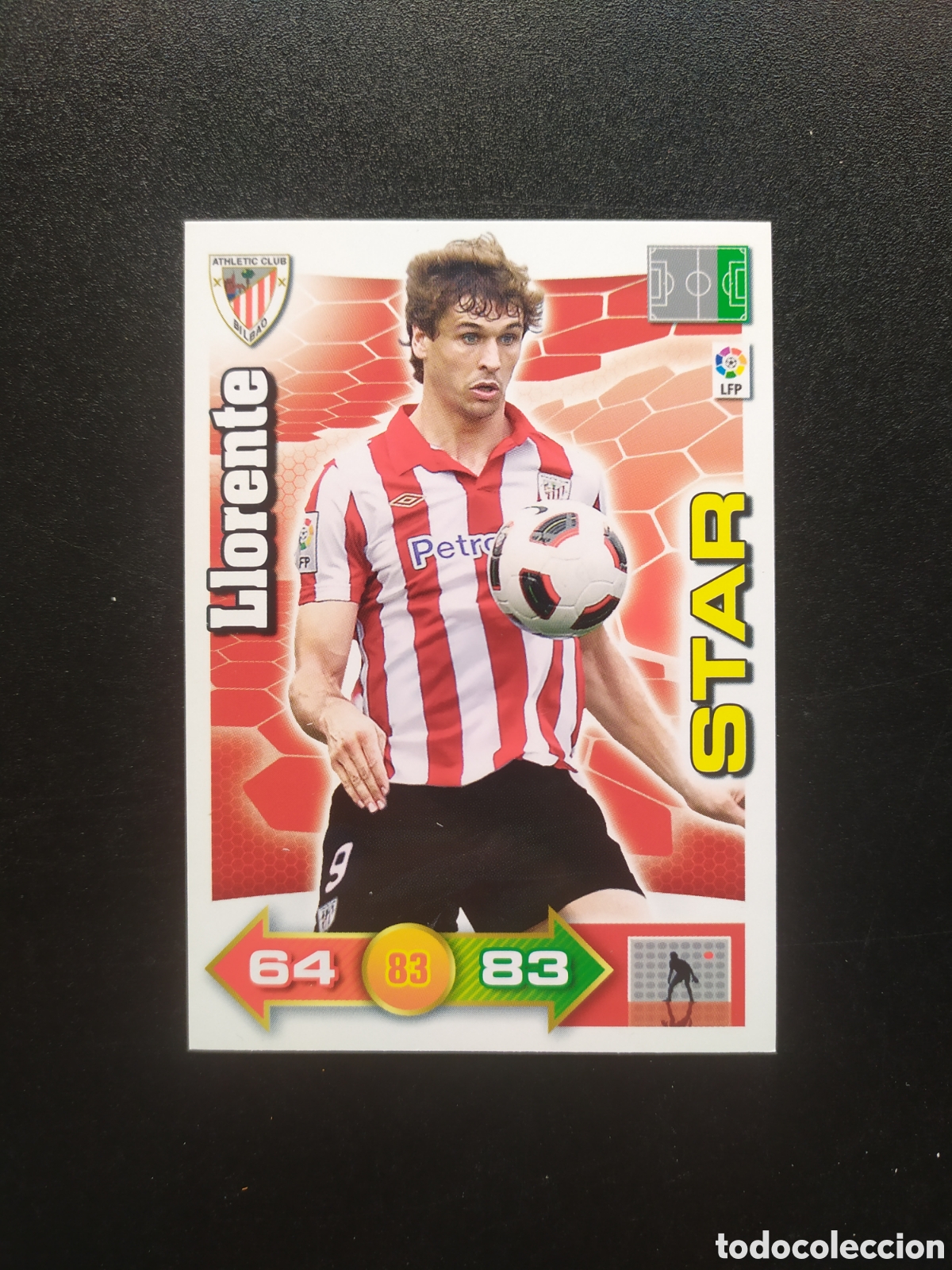Cartes &agrave; collectionner de Football: Adrenalyn 2010 2011 10 11 panini Llorente star n&deg; 35 Athletic Bilbao