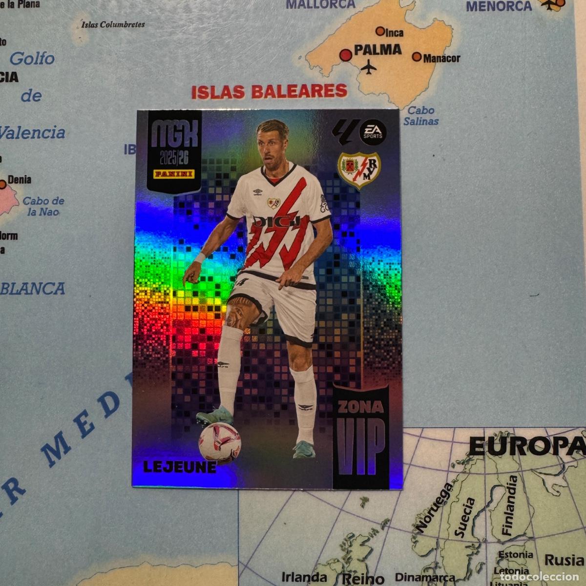 Cromos de F&uacute;tbol: Lejeune serie vip n&uacute;mero 400 Del Rayo Vallecano megacracks 25-26 2025-2026