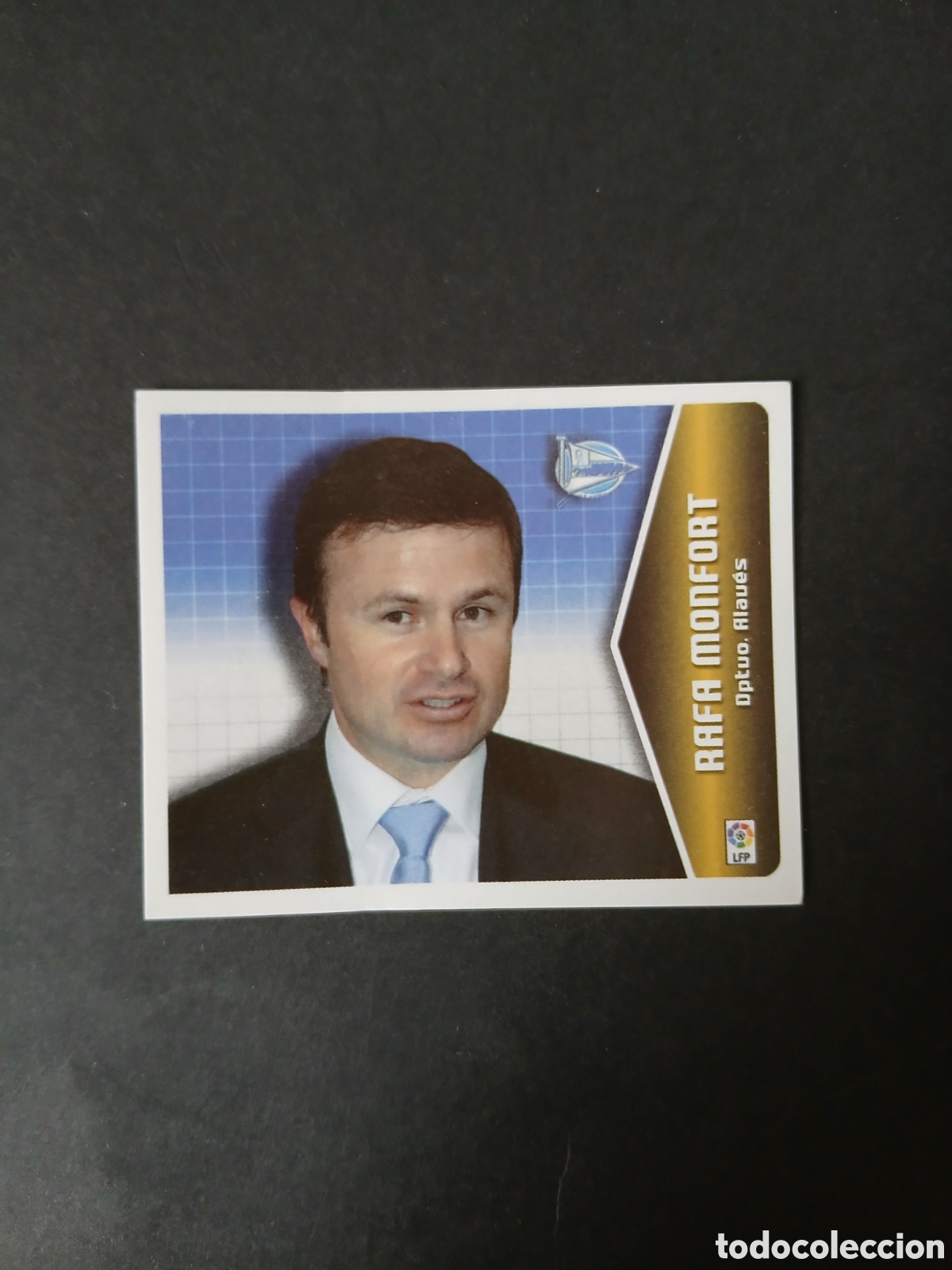 Cromos de F&uacute;tbol: RAFA MONFORT ENTRENADOR ALAVES BAJA LIGA ESTE 2005/06 05 06 NUNCA PEGADO SIN PEGAR