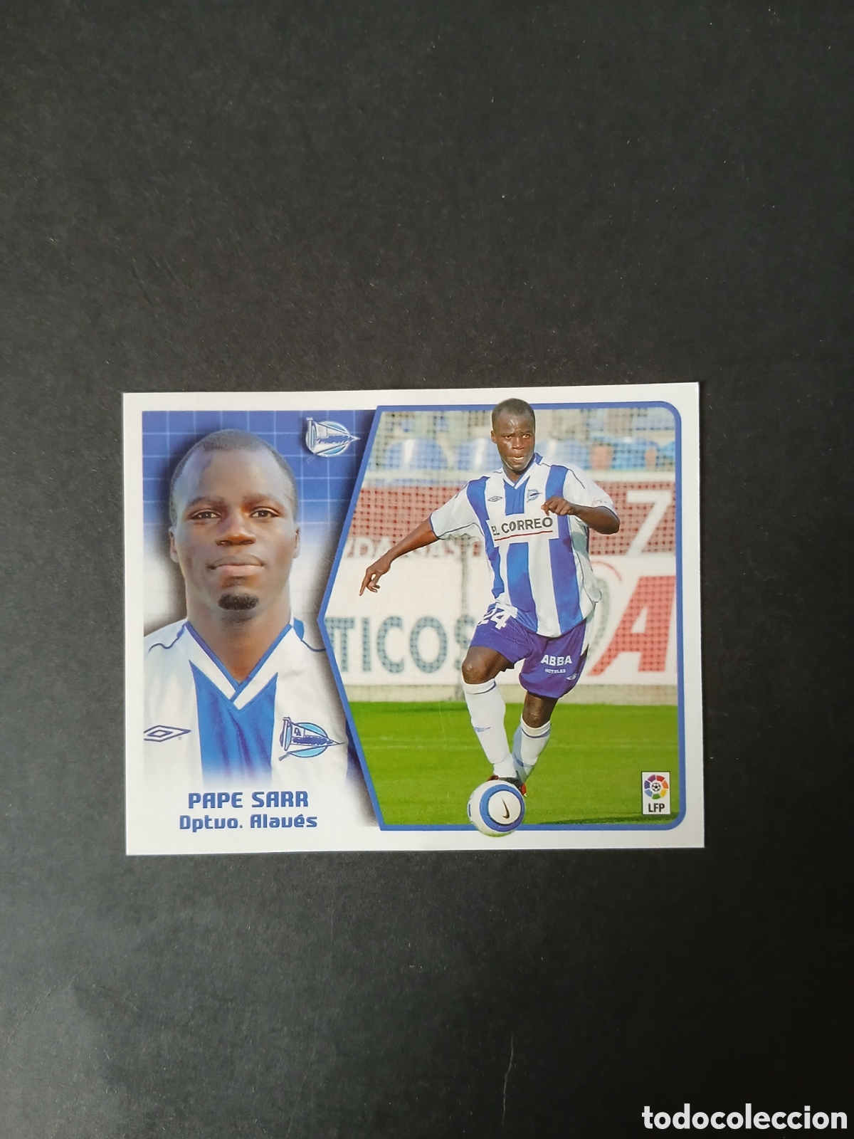 Cromos de F&uacute;tbol: PEPE SARR ALAVES BAJA LIGA ESTE 2005/06 05 06 NUNCA PEGADO SIN PEGAR