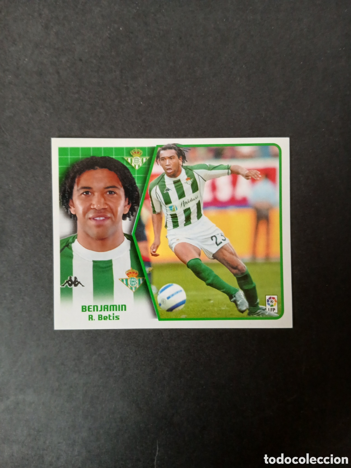 Cartes &agrave; collectionner de Football: BENJAMIN BAJA BETIS LIGA ESTE 2005/06 05 06 NUNCA PEGADO SIN PEGAR