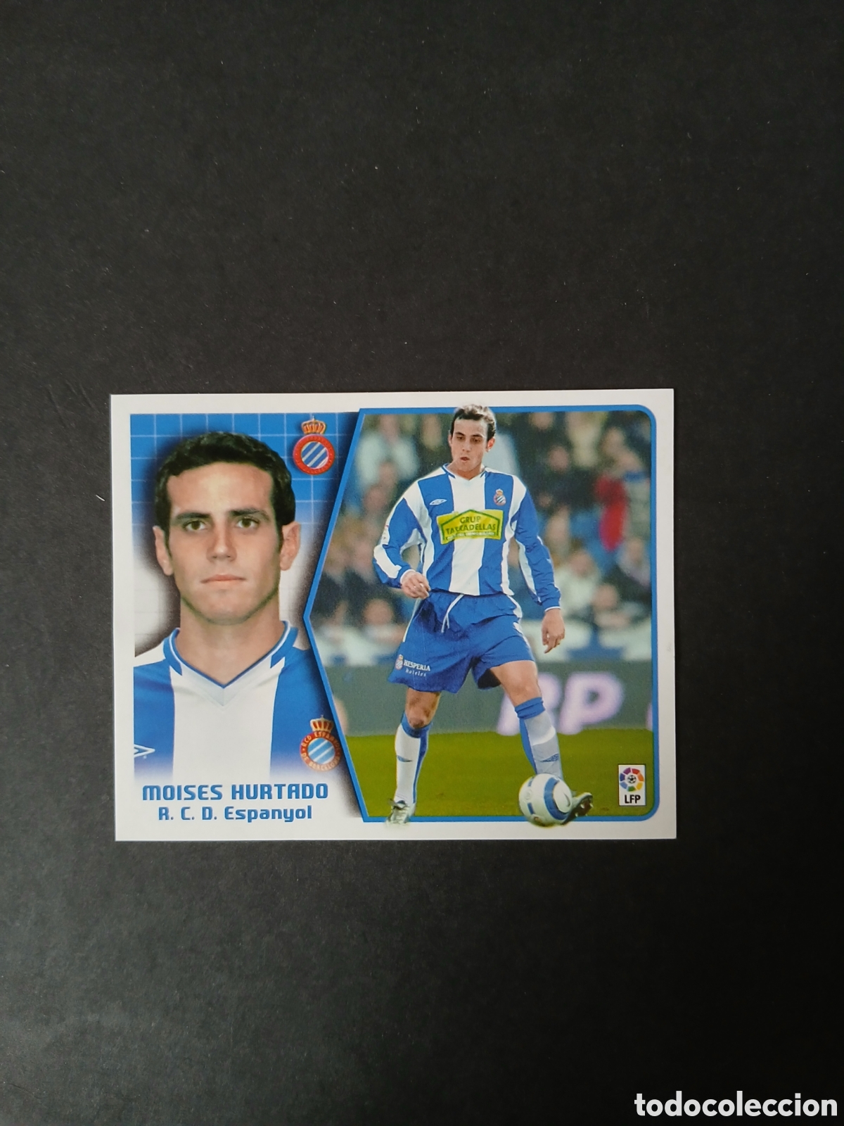 Cartes &agrave; collectionner de Football: MOISES HURTADO ESPANYOL LIGA ESTE 2005/06 05 06 NUNCA PEGADO SIN PEGAR