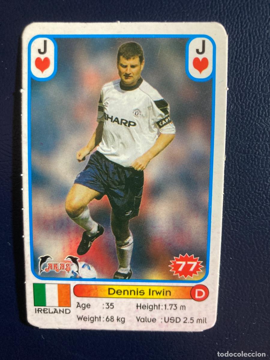 Fu&szlig;ball-Sticker: DENNIS IRWIN MANCHESTER UNITED AKAS FOOTBALL STARS