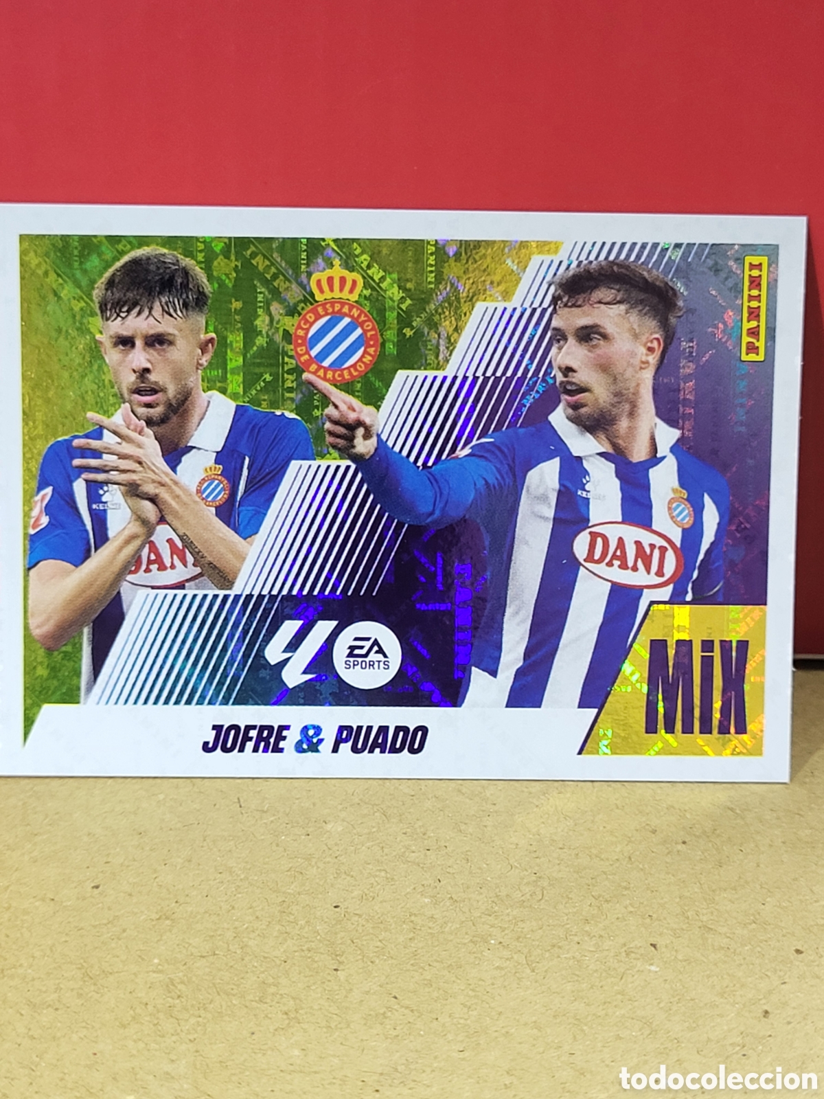 Cromos de f&uacute;tbol: JOFRE PUADO RCD ESPA&Ntilde;OL ESPANYOL MIX N&ordm; 16 LIGA ESTE 25 26 2025 2026 PANINI