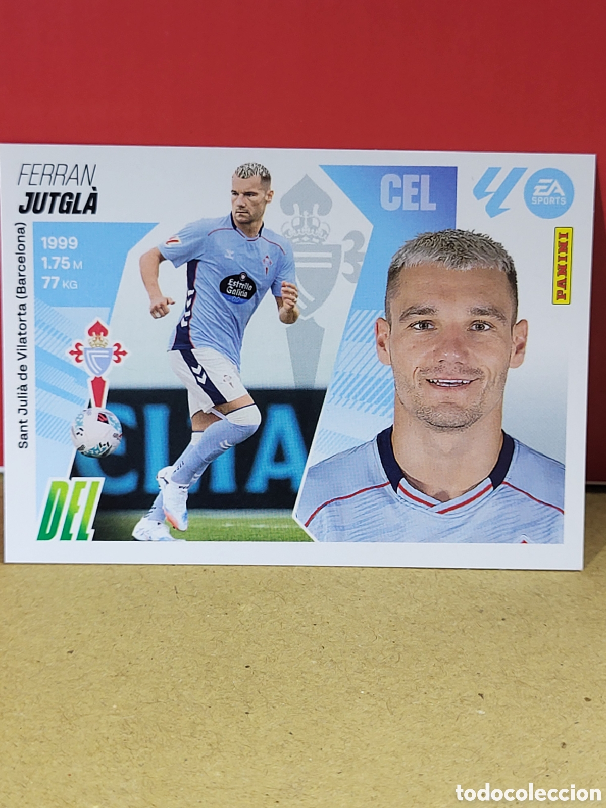 Cromos de f&uacute;tbol: JUTGLA ULTIMOS FICHAJES CELTA N&ordm; 2 LIGA ESTE 25 26 2025 2026 PANINI