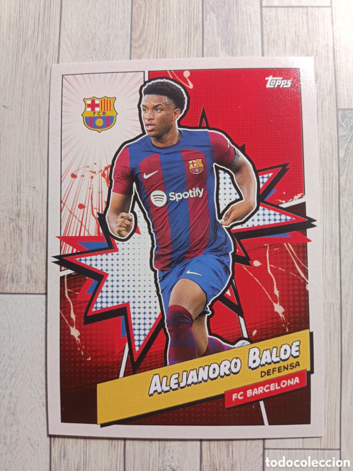 Football Stickers: BARH-11 BALDE BARCELONA BAR&Ccedil;A FAN SET 2023 2024 TOPPS 23 24