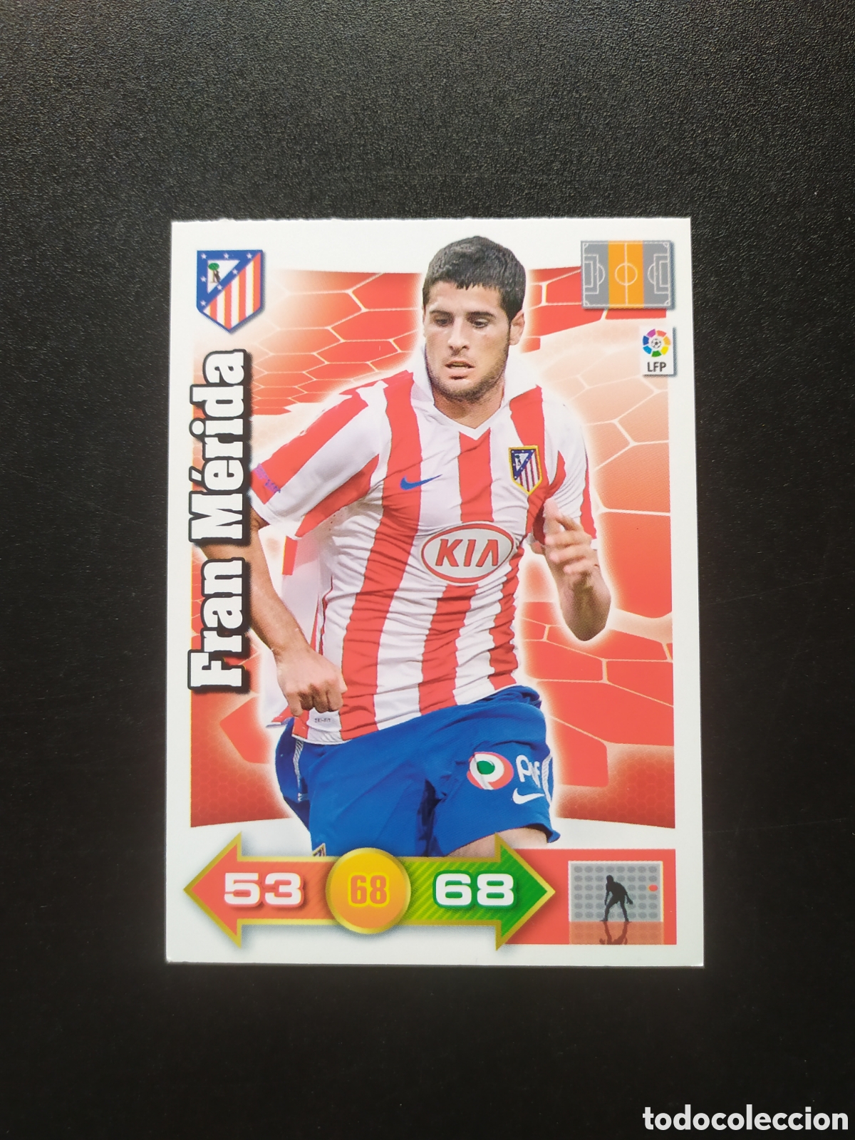Football Stickers: Adrenalyn 2010 2011 10 11 panini Fran M&eacute;rida n&deg; 50 Atl&eacute;tico Madrid