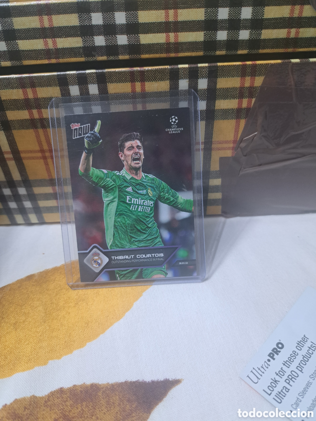 Cromos de F&uacute;tbol: Thibaut courtois Real Madrid