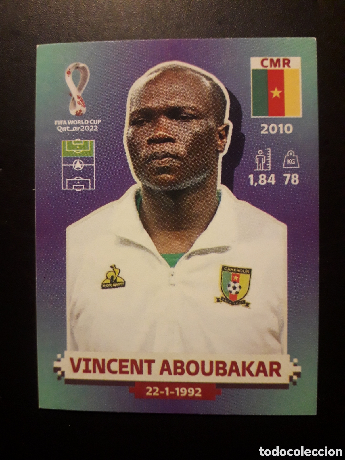 Football Stickers: VINCENT ABOUBAKAR CAMER&Uacute;N N&deg; 16 COPA MUNDIAL DE F&Uacute;TBOL QATAR 2022 22 PANINI SIN PEG PEDIDO M&Iacute;NIMO 3&euro;