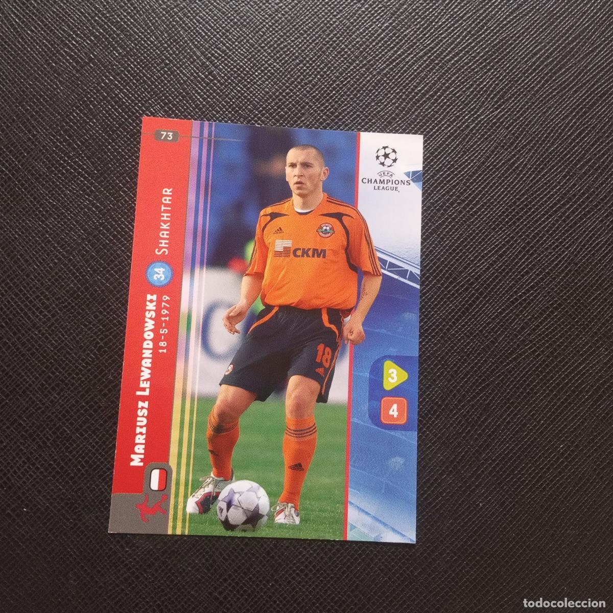 Cromos de Futebol: 73 LEWANDOWSKI SHAKHTAR PANINI TRADING CARDS UEFA CHAMPIONS LEAGUE 2008 2009 - A108 PG289