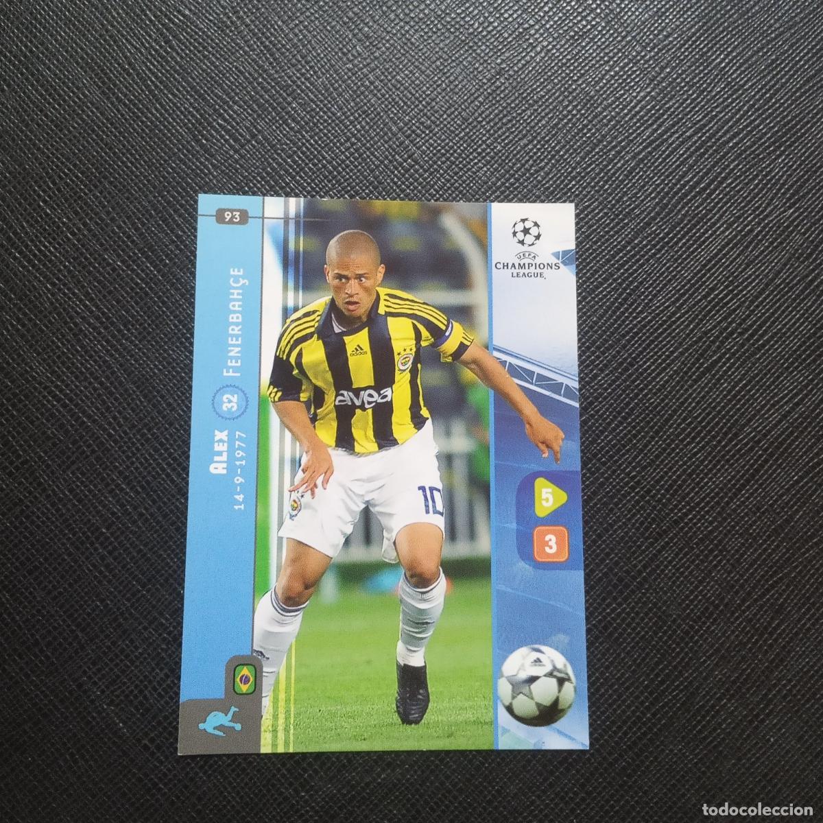 Cromos de Futebol: 93 ALEX FENERBACHE PANINI TRADING CARDS UEFA CHAMPIONS LEAGUE 2008 2009 - A108 PG298