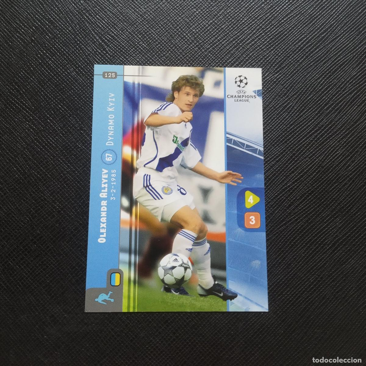 Cromos de Futebol: 125 ALIYEX DYNAMO KIEV PANINI TRADING CARDS UEFA CHAMPIONS LEAGUE 2008 2009 - A108 PG334