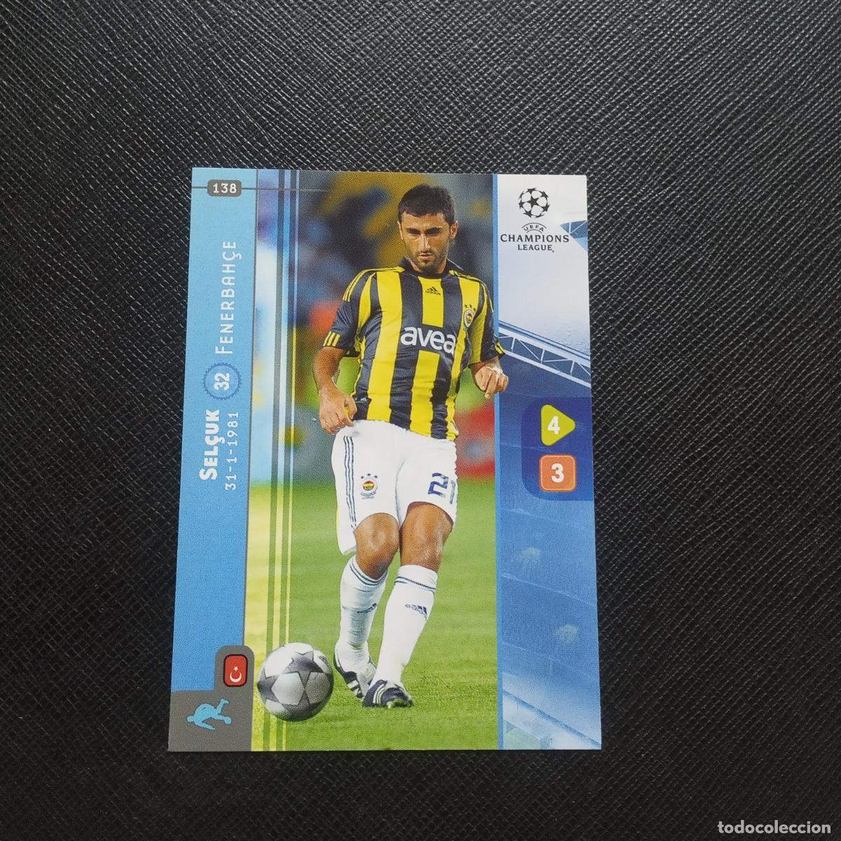 Cromos de Futebol: 138 SELCUK FENERBACHE PANINI TRADING CARDS UEFA CHAMPIONS LEAGUE 2008 2009 - A108 PG352