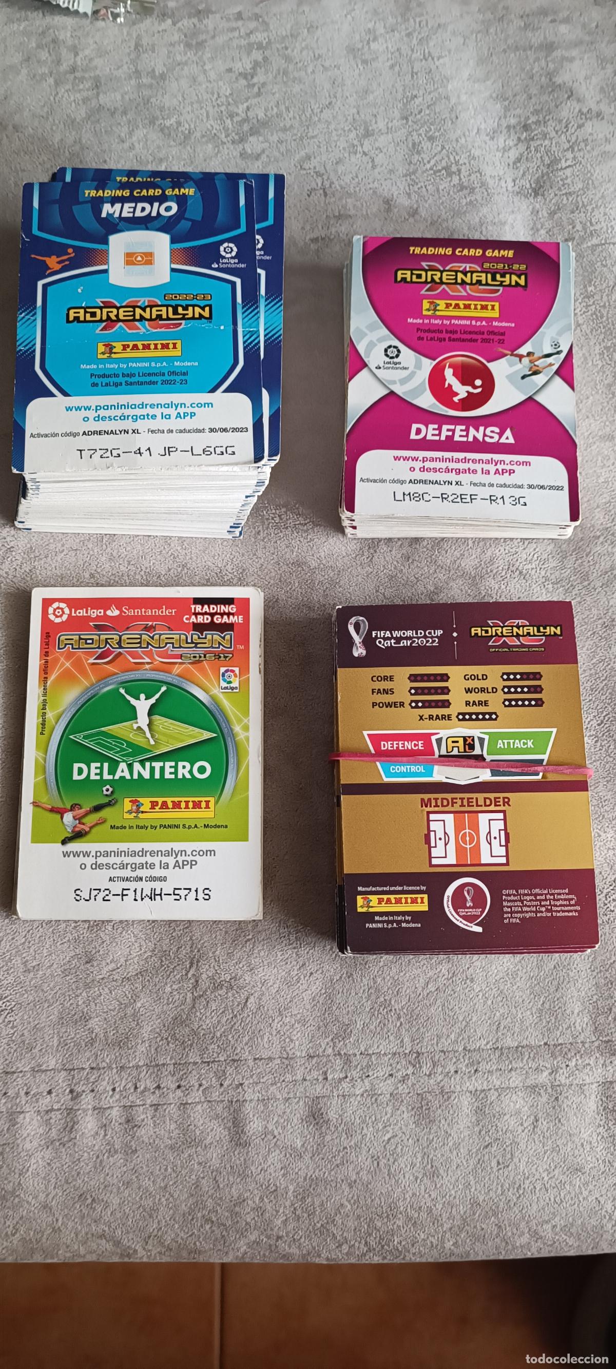 Cromos de F&uacute;tbol: 80 cromos ADRENALYN 2022-23 - 40 CROMOS 2021-22 -28 ADRENALYN QATAR 2022