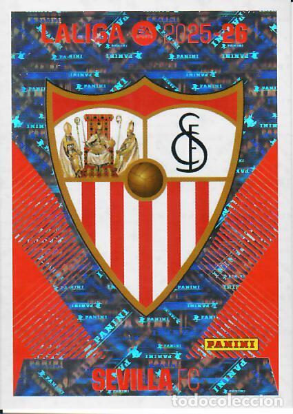 Cromos de F&uacute;tbol: CROMO PANINI LIGA ESTE 2025-26 (25 - 26) - N&ordm; 1 - ESCUDO - SEVILLA