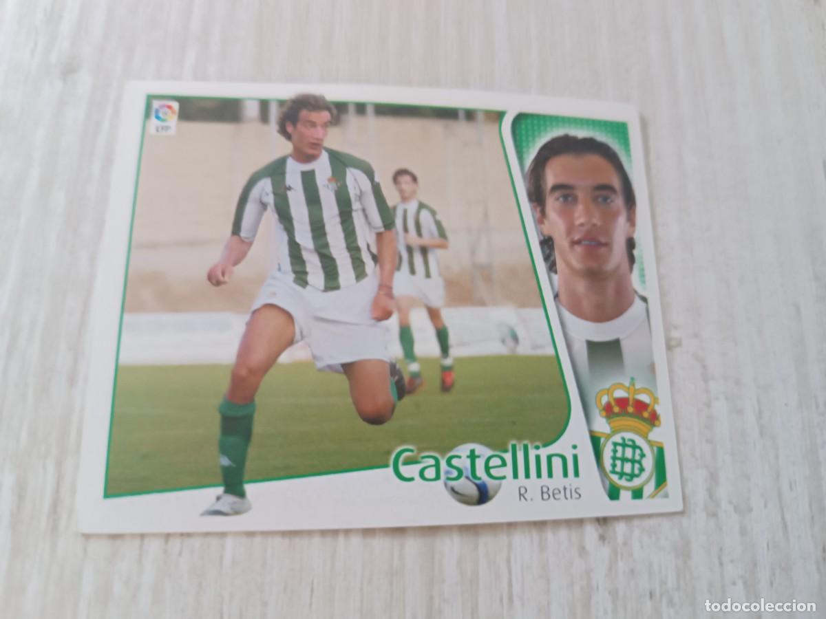 Football Stickers: CASTELLINI FICHAJE 16 LIGA ESTE 2004 2005 04 05. NUNCA PEGADO