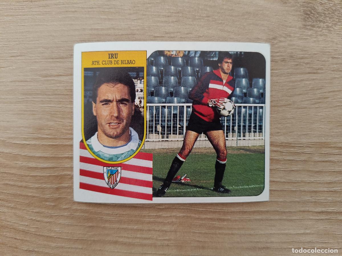 Fu&szlig;ball-Sticker: CROMO DE F&Uacute;TBOL LIGA ESTE IRU BILBAO SIN PEGAR NUNCA PEGADO 91 92 1991 1992