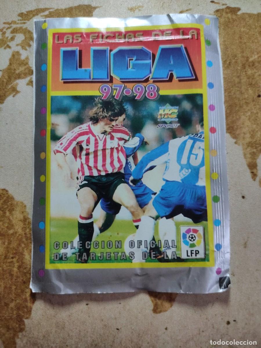 Figurine di Calcio: Las fichas de la liga SOBRE VAC&Iacute;O 1997-98