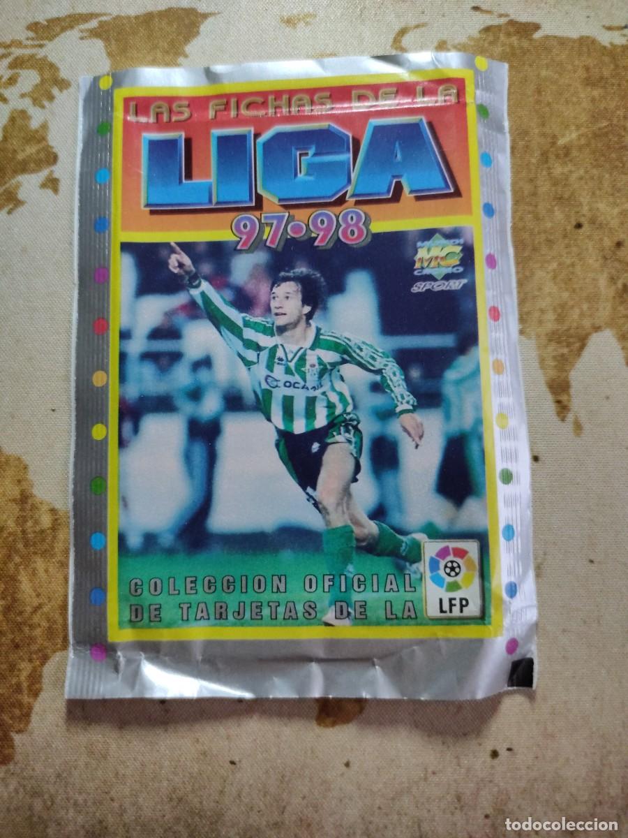 Figurine di Calcio: Las fichas de la liga SOBRE VAC&Iacute;O 1997-98