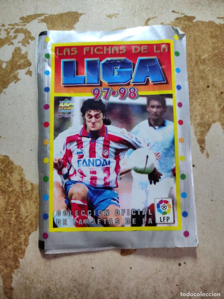 Cromos de f&uacute;tbol: Las fichas de la liga SOBRE VAC&Iacute;O 1997-98