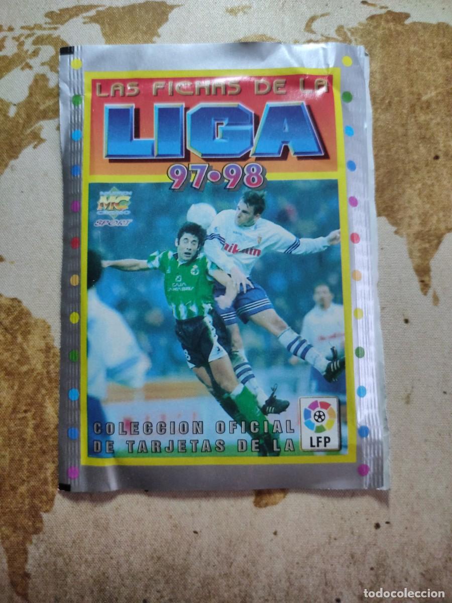 Figurine di Calcio: Las fichas de la liga SOBRE VAC&Iacute;O 1997-98