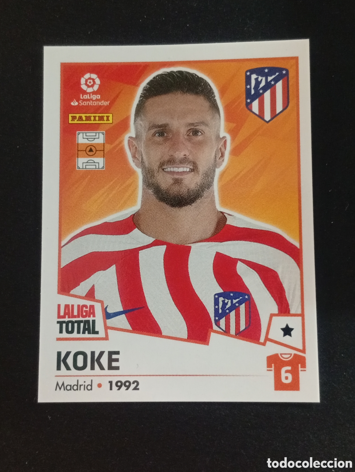 Figurine di Calcio: 55 KOKE ATLETICO DE MADRID LALIGA TOTAL 2022 2023 22 23 LA LIGA PANINI CROMOS STICKERS