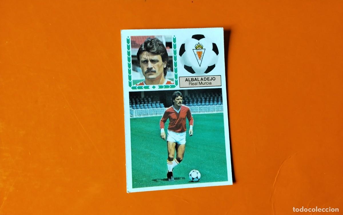 Figurine di Calcio: REAL MURCIA CROMO DE ALBADALEJO TEMP 83/84 M EDCIONES ESTE , ULTIMOS FICHAJES , NUEVO SIN PEGAR