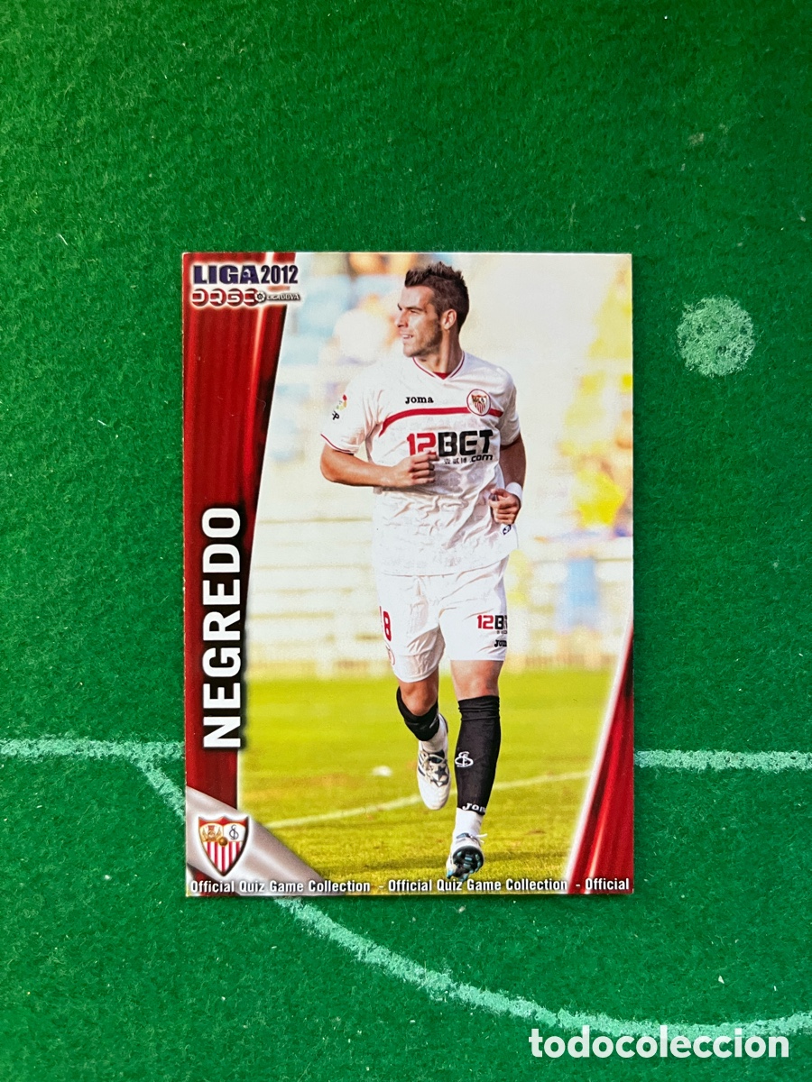 Football Stickers: 129 NEGREDO SEVILLA LAS FICHAS DE LA LIGA 2011 2012 MUNDICROMO