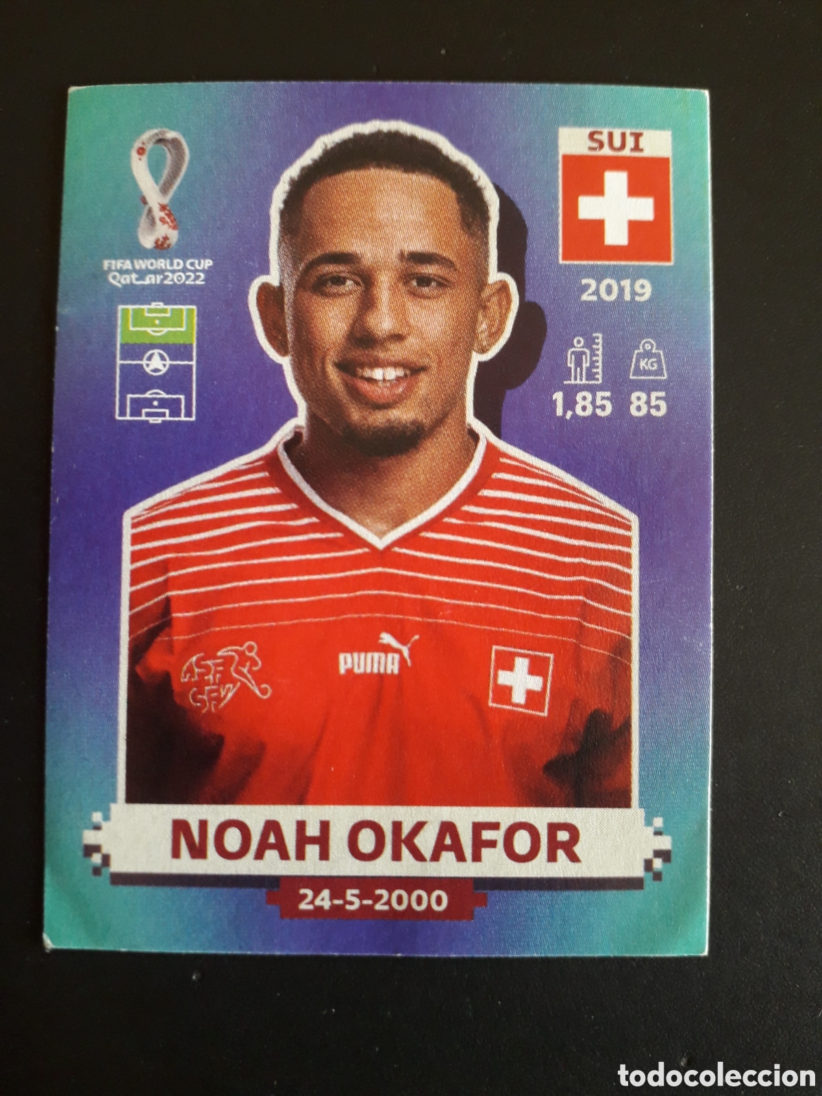 Football Stickers: NOAH OKAFOR SUIZA N&deg; 18 COPA MUNDIAL DE F&Uacute;TBOL QATAR 2022 22 PANINI SIN PEGAR PEDIDO M&Iacute;NIMO 3&euro;.