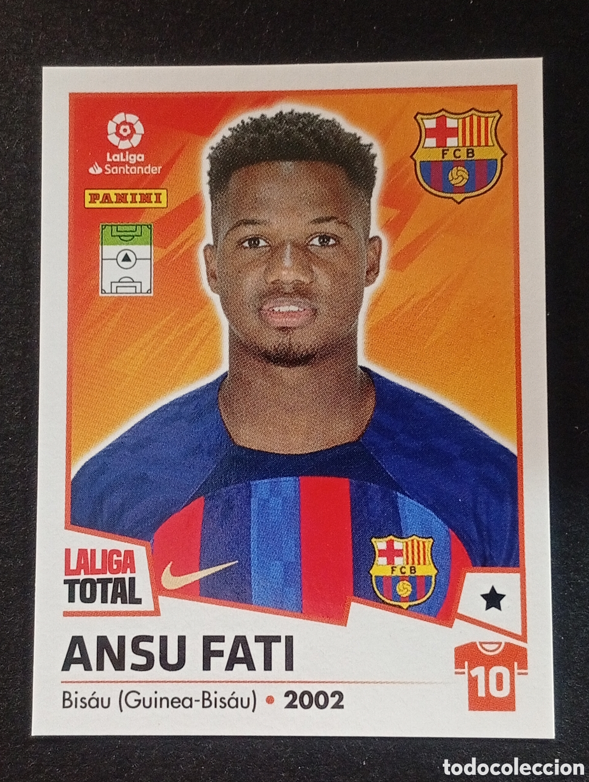 Cromos de f&uacute;tbol: 88 ANSU FATI BARCELONA LALIGA TOTAL 2022 2023 22 23 LA LIGA PANINI CROMOS STICKERS