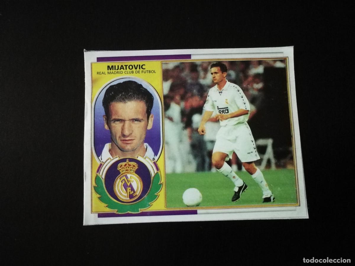 Cromos de f&uacute;tbol: Mijatovic, Real Madrid, Versi&oacute;n, Este 96/97 recortado - Foto 1