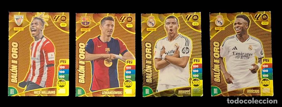 Cromos de Futebol: 4 cards Balon de Oro Adrenalyn 2024-2025 24-25