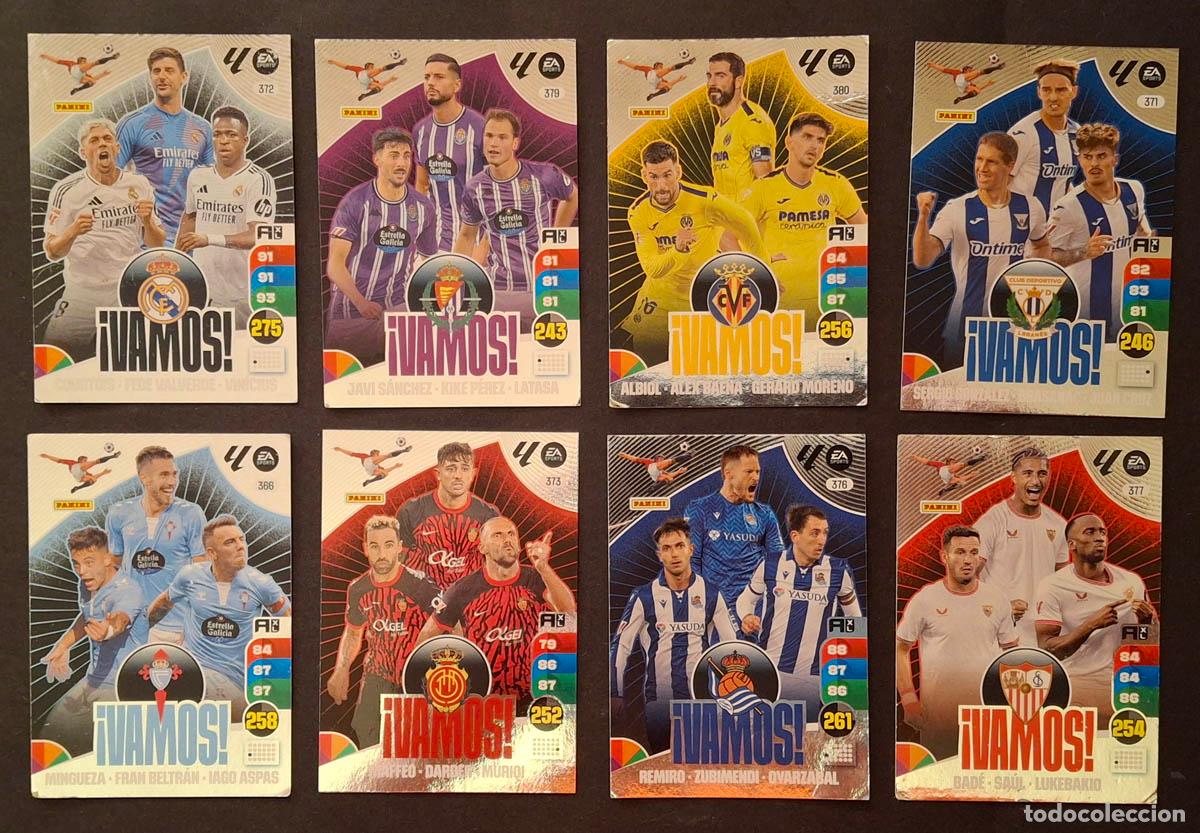 Football Stickers: 8 cards Vamos Adrenalyn 2024-2025 24-25