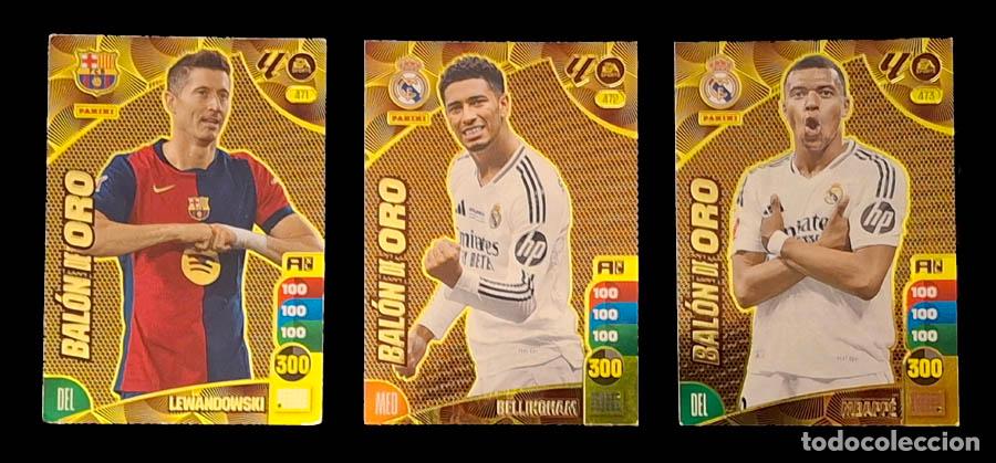 Cromos de Futebol: 3 cards Balon de Oro Adrenalyn 2024-2025 24-25