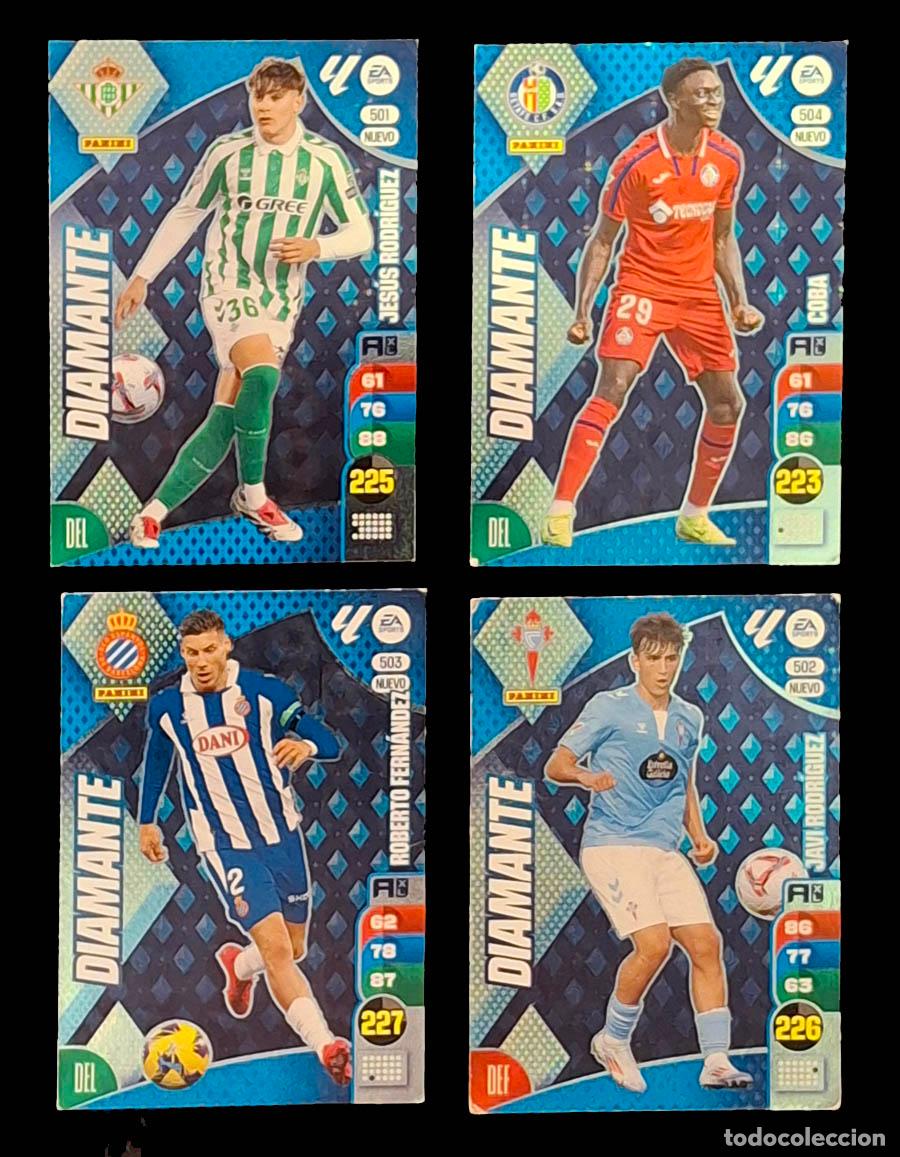 Football Stickers: 4 cards Diamante Adrenalyn 2024-2025 24-25