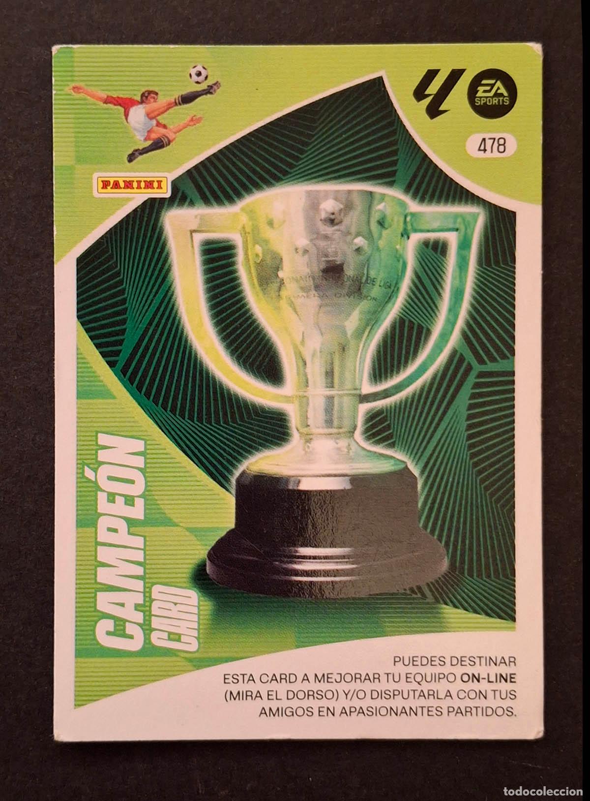Cromos de f&uacute;tbol: Campeon Card Adrenalyn 2024-2025 24-25