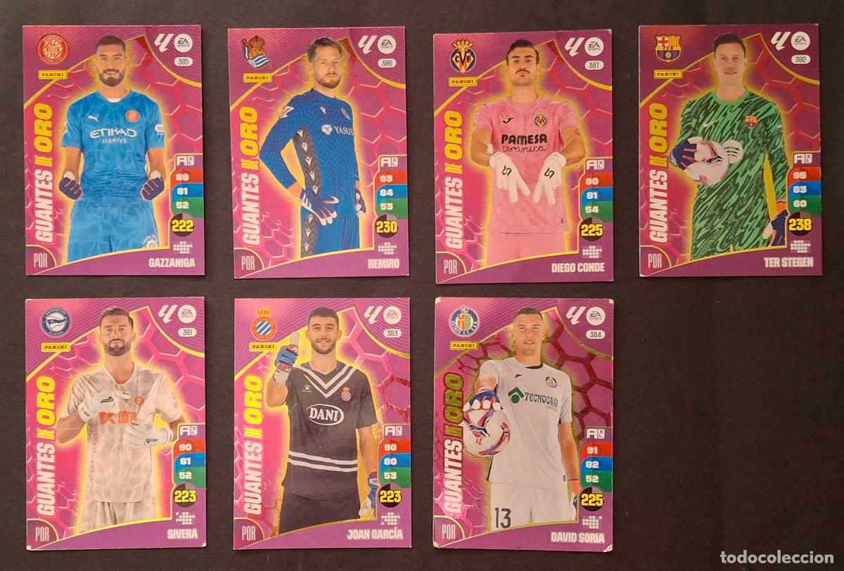 Football Stickers: 7 cards Guantes de Oro Adrenalyn 2024-2025 24-25