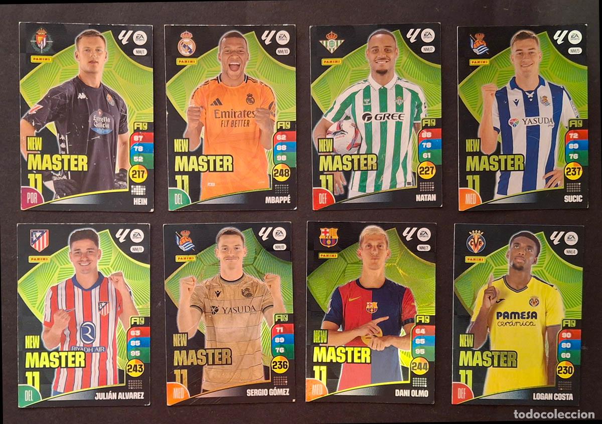 Cromos de f&uacute;tbol: 8 cards New Master Adrenalyn 2024-2025 24-25