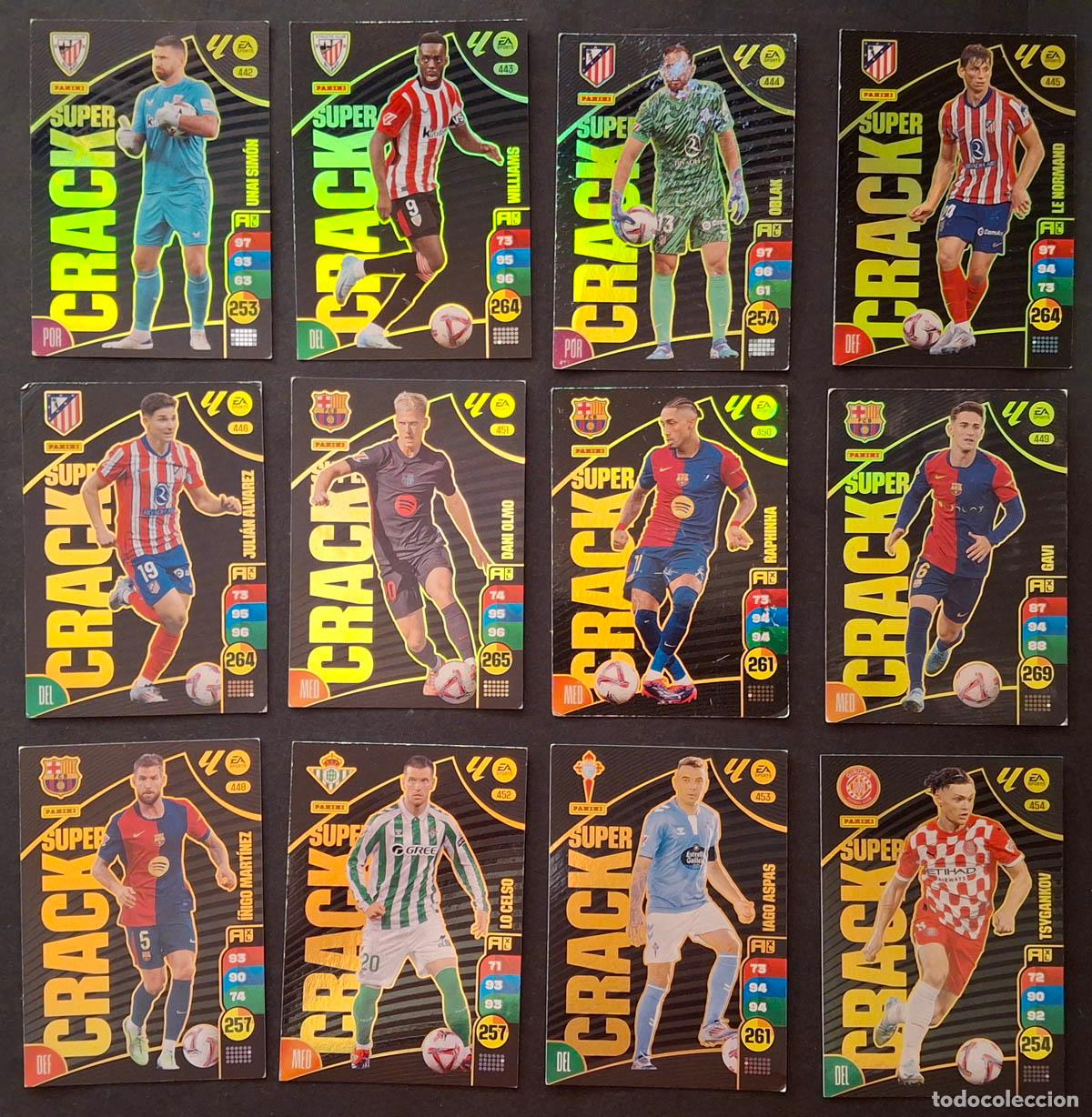Cromos de Futebol: 12 cards Super Crack Adrenalyn 2024-2025 24-25