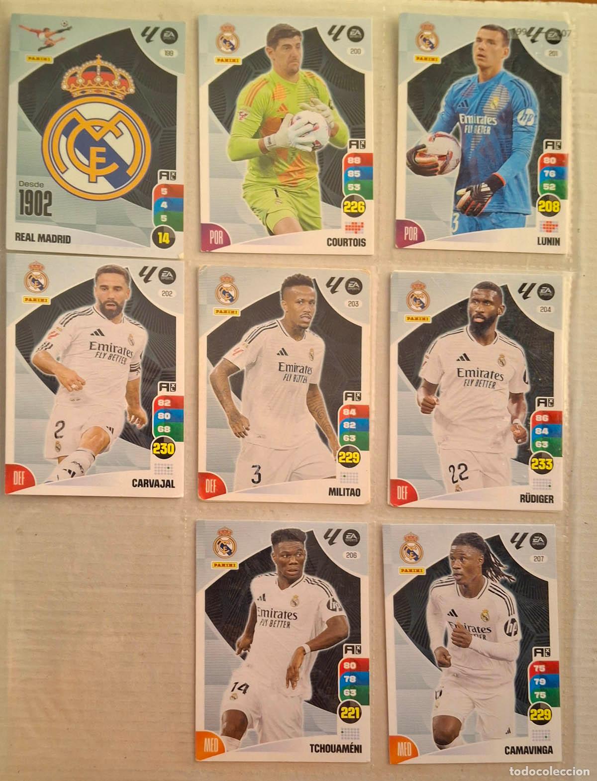 Cromos de Futebol: Equipo Real Madrid, 20 cards Adrenalyn 2024-2025 24-25. Ver 4 fotos