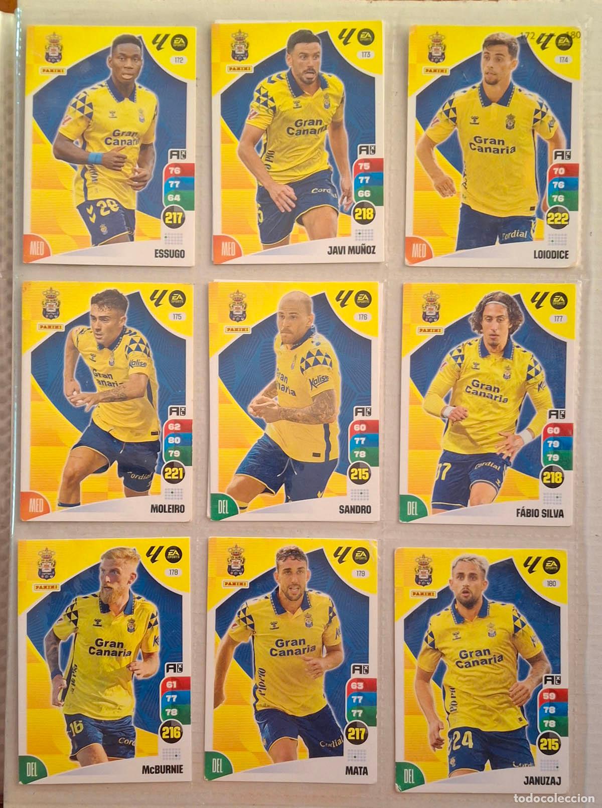 Cromos de Futebol: Equipo U.D. Las Palmas, 19 cards Adrenalyn 2024-2025 24-25. Ver 4 fotos