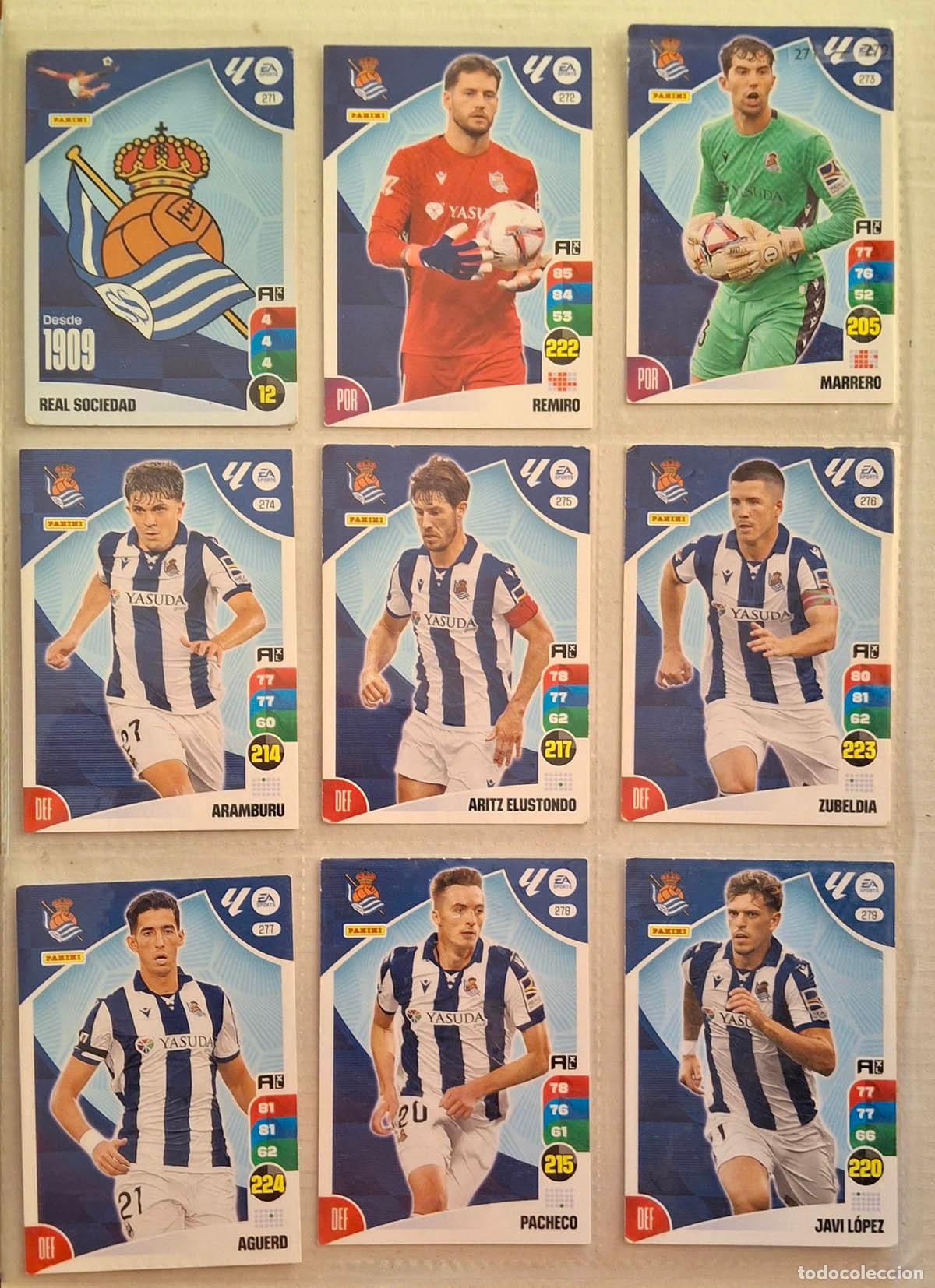 Cromos de Futebol: Equipo Real Sociedad, 19 cards Adrenalyn 2024-2025 24-25. Ver 4 fotos