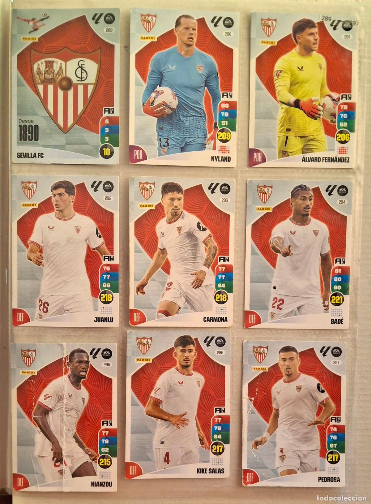 Cromos de Futebol: Equipo Sevilla, 20 cards Adrenalyn 2024-2025 24-25. Ver 4 fotos